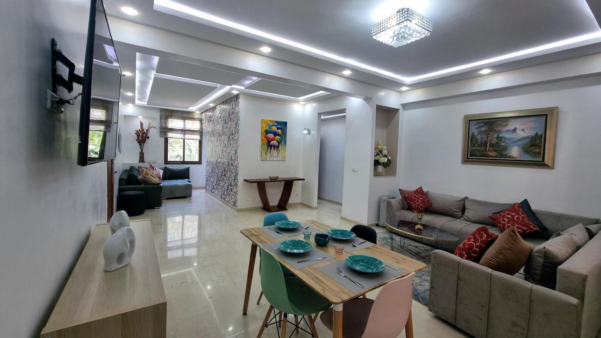 شقة Luxury Family House With Garden View الدار البيضاء المظهر الخارجي الصورة